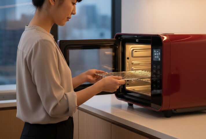 東芝専用の角皿にフィットする網の利点