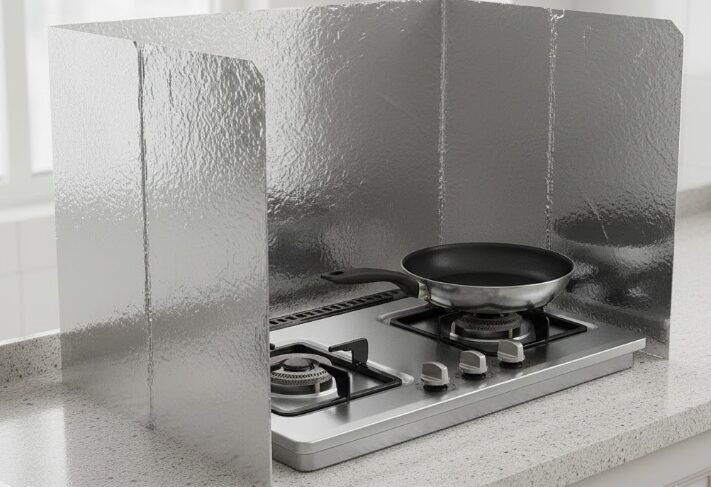 ガスコンロ周りに使える耐熱シートの注意点