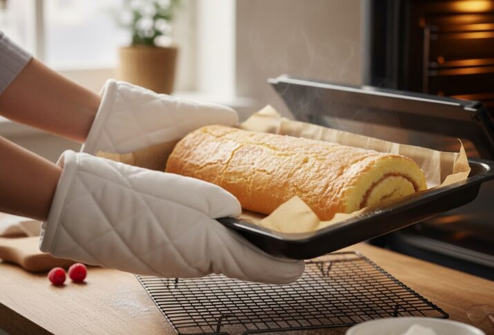 回転皿だけでロールケーキは作れる？