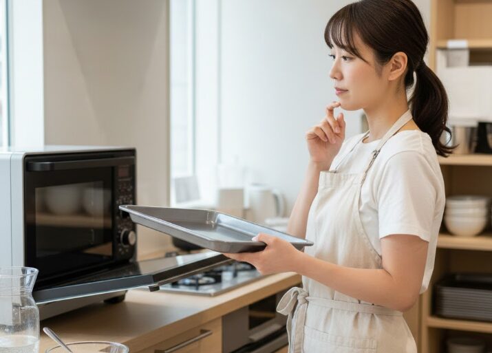 山善のオーブンレンジ用角皿を別売りで購入する方法