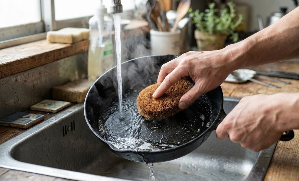 鉄素材はとにかく掃除が楽で手入れも簡単