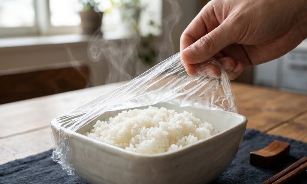 べちゃつきを防ぐための加熱後のひと手間