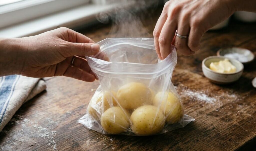 ポリ袋を活用して後片付けを楽にする裏技