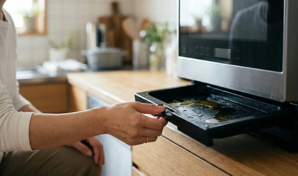 つゆ受けや水受けに水がたまらない時の確認事項