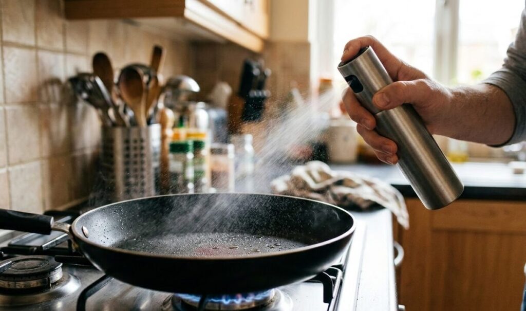 焼き色をつけるオイルスプレーやグリエは必要？