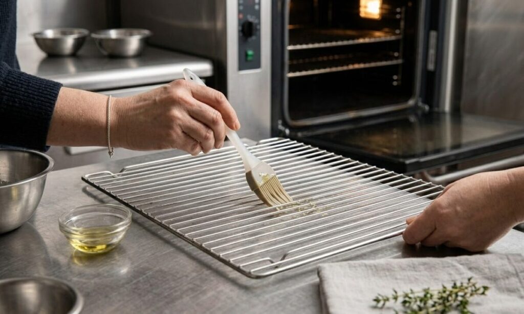 網に衣がくっつく問題を解消する事前の準備