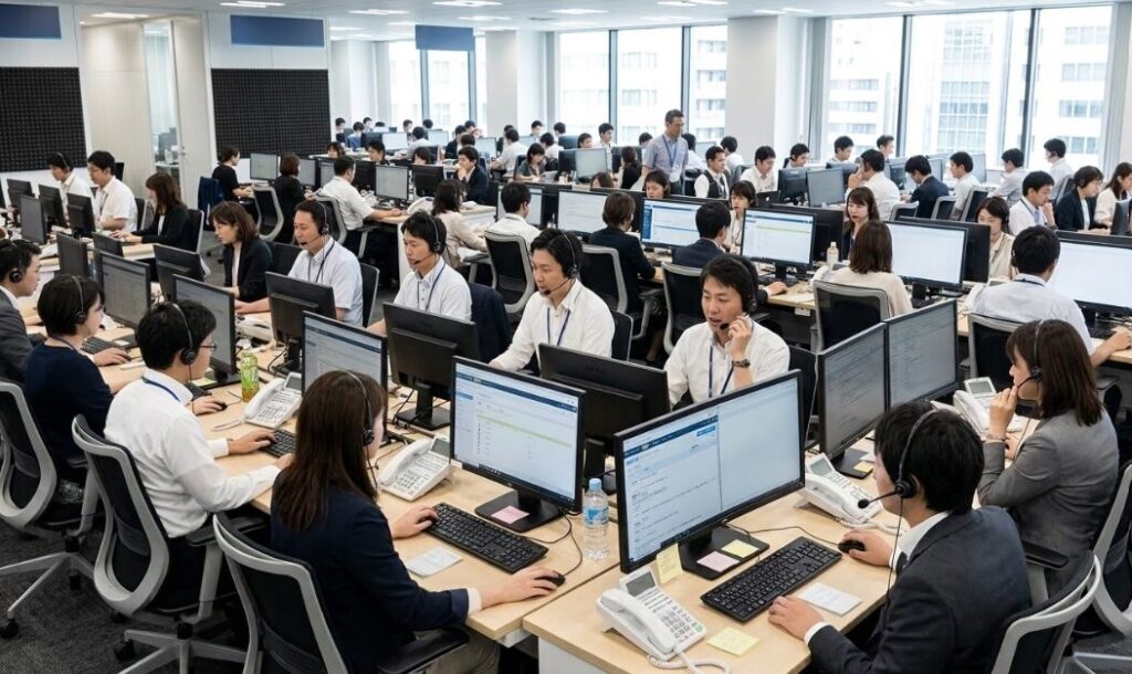 問い合わせ電話先のコールセンター・サービスセンター