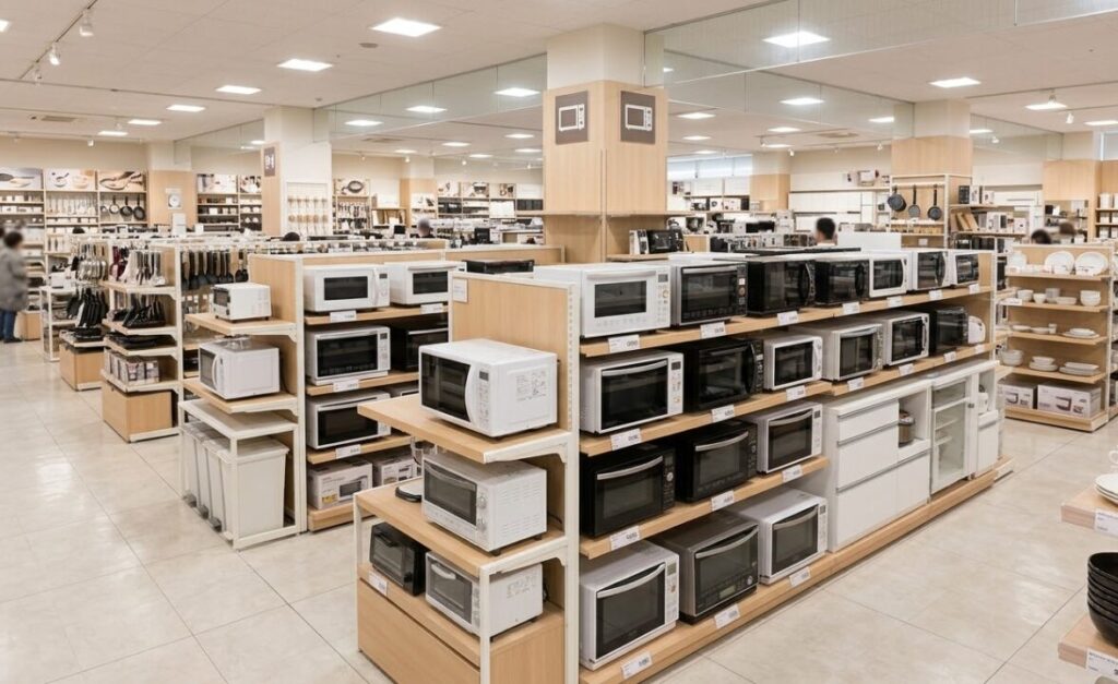 電子レンジの下に敷くシートをニトリで探す際の利点