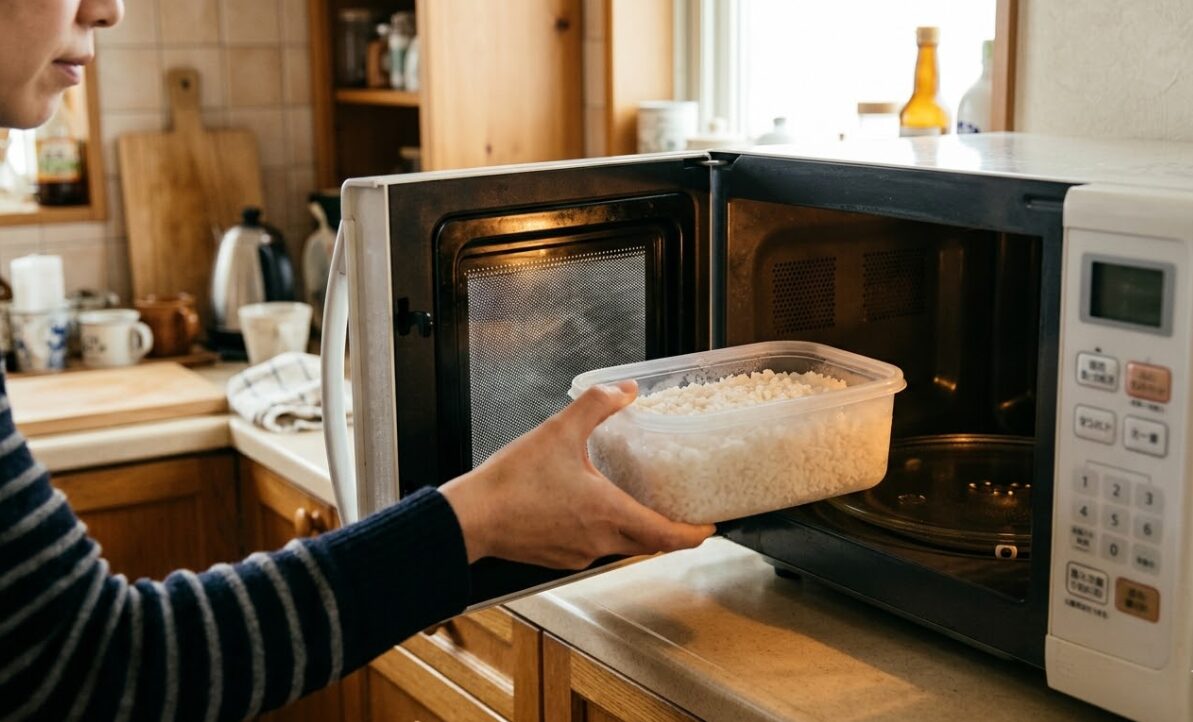 ヘルシオ冷凍ごはん記事のアイキャッチ