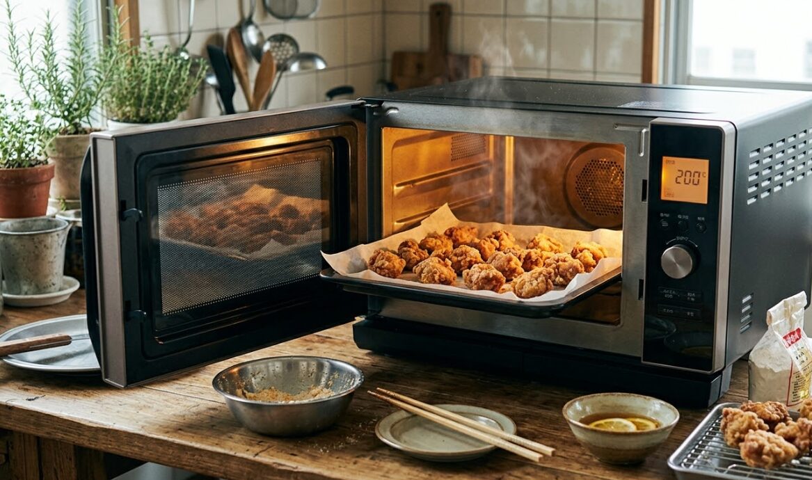 ヘルシオ揚げ物記事のアイキャッチ