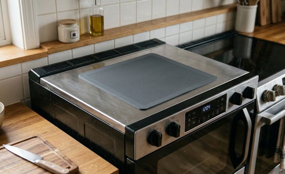 オーブンレンジ上耐熱シート記事のアイキャッチ