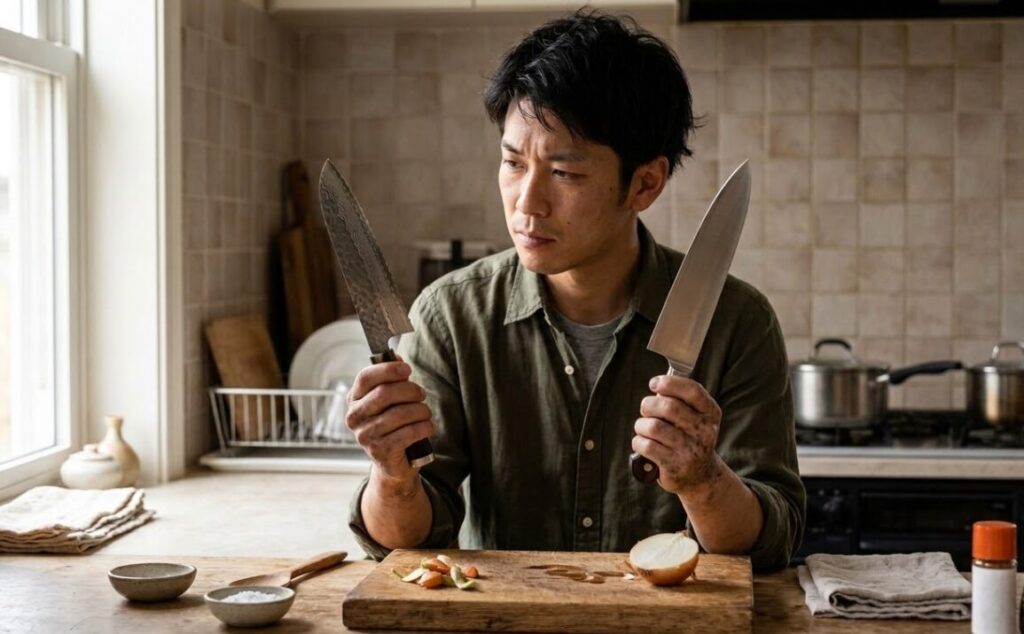 類似品のKiyora包丁の口コミと比較した結果