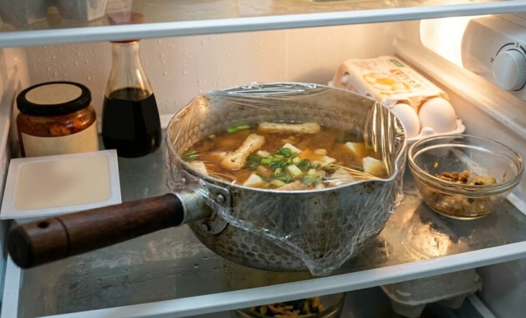 調理後は速やかに冷蔵庫での保存へ移行する