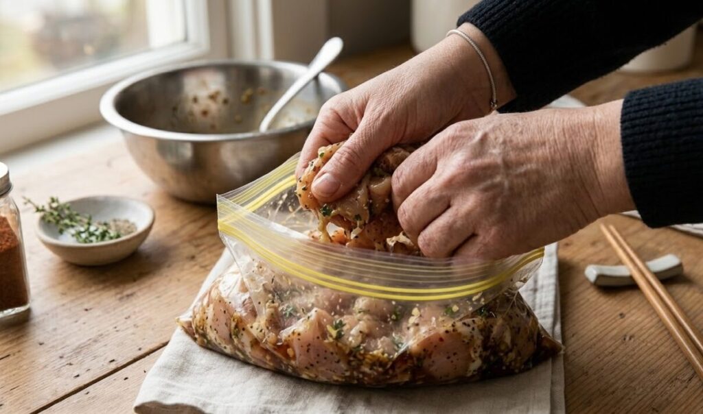 鶏肉を下準備してジューシーに仕上げる秘訣