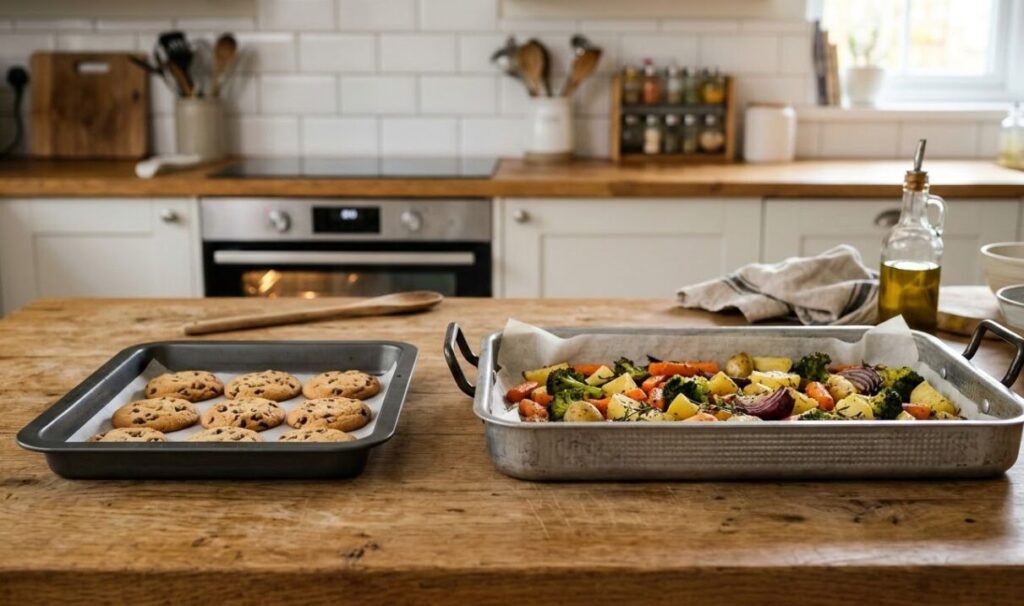 トレーの小型サイズを使って効率アップ