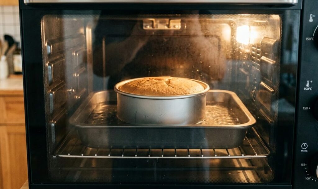 湯煎焼きの方法