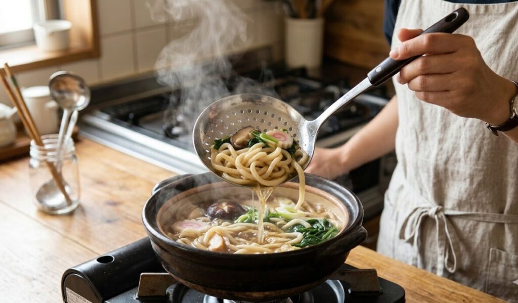 お玉に網が付いてる道具の正体と種類