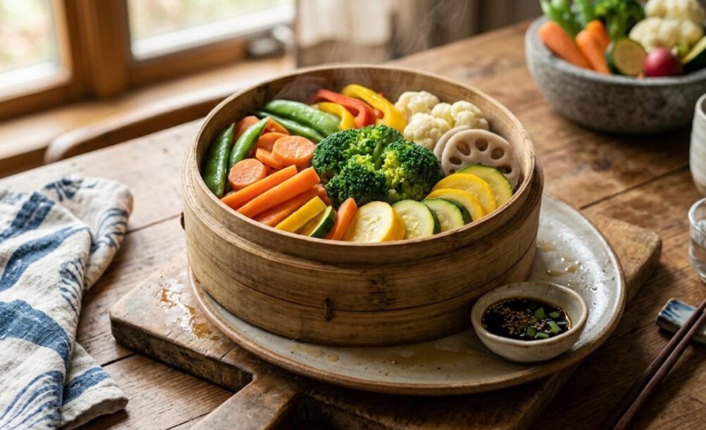 石窯ドームで蒸し野菜を美味しく作る基本手順