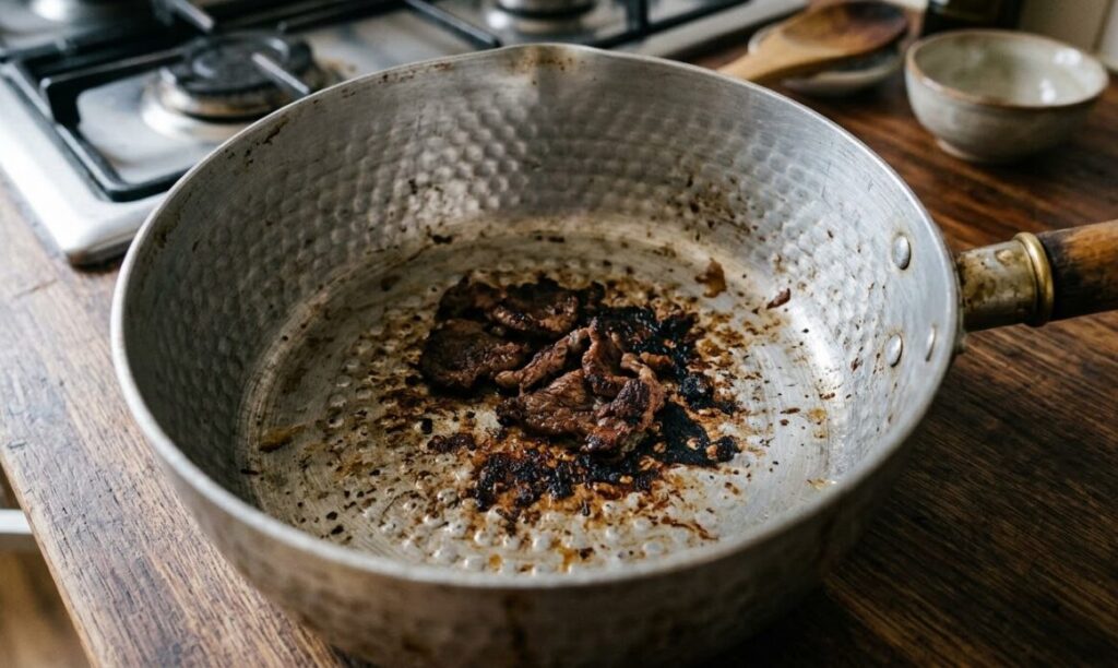 高温調理で表面が真っ黒に焦げる可能性とその理由